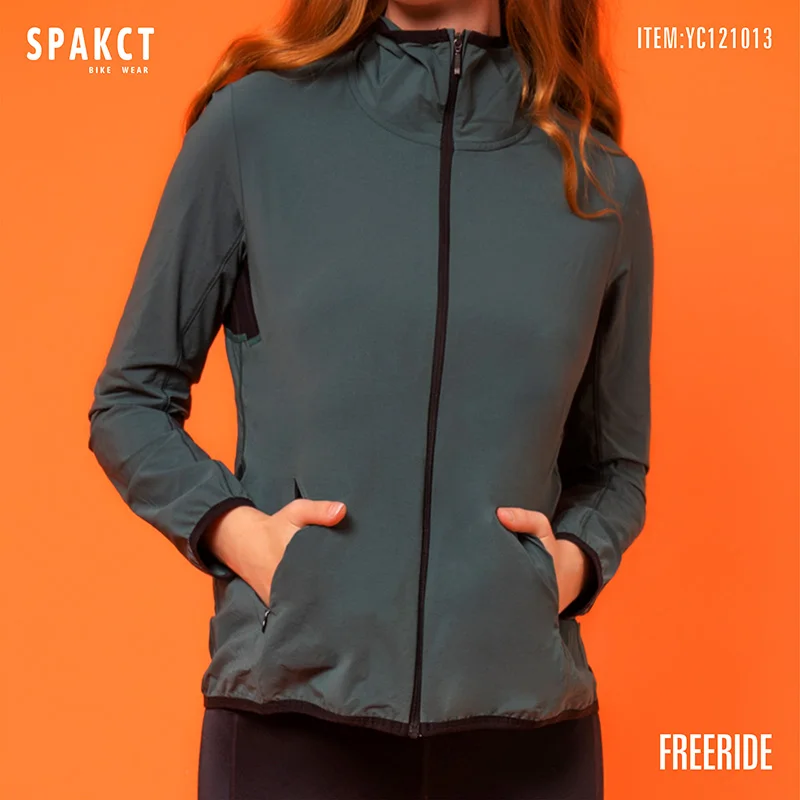 

Exclusive! SPAKCT Windproof Cycling Jackets Women Riding Cycle Clothing Bike Long Sleeve Jerseys UV Protection Wind Coat