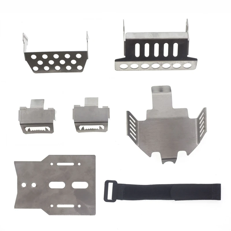 TRX4 Stainless Steel Chassis Armor Axle Protector Skid Plate for 1/10 RC Crawler TRAXXAS TRX-4 Upgrade Parts
TRX4 Stainless Steel Chassis Armor Axle Protector Skid Plate for 1/10 RC Crawler TRAXXAS TRX-4 Upgrade Parts