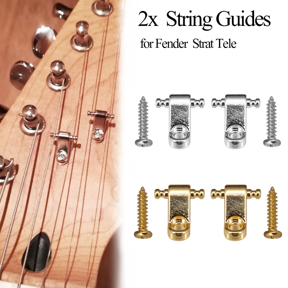 Set Of 2 Electric Guitar String Trees Roller Retainer Guides For American Strat Tele ST TL Guitar Accessories
Set Of 2 Electric Guitar String Trees Roller Retainer Guides For American Strat Tele ST TL Guitar Accessories