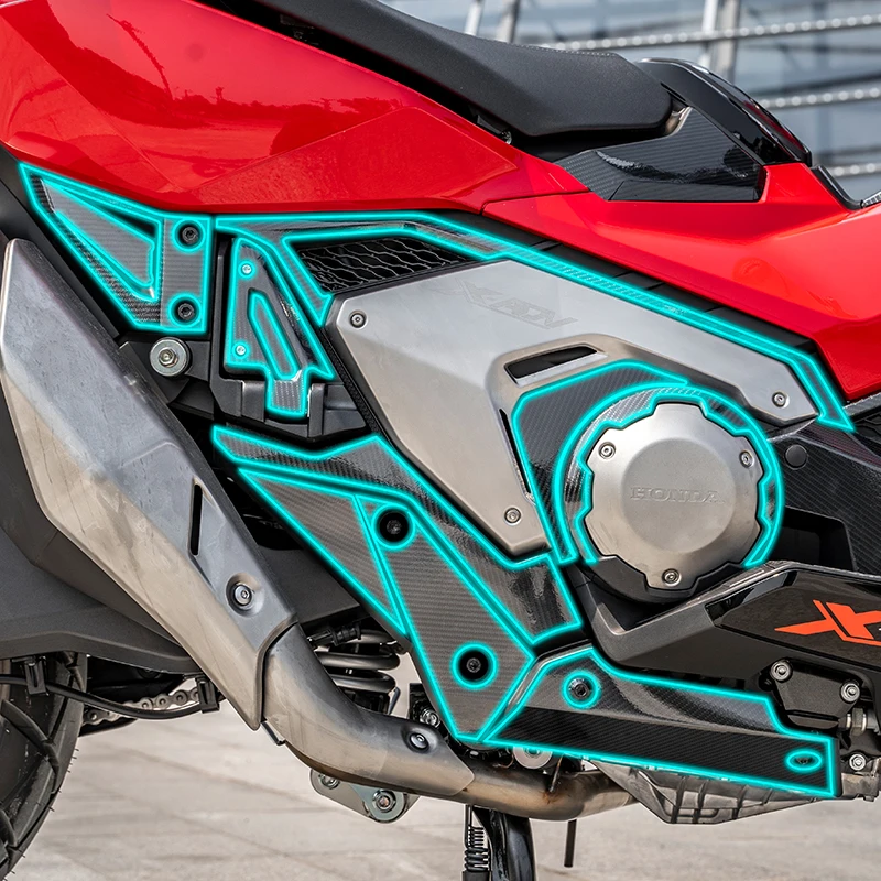Для Honda XADV 750 X ADV 2021 мотоцикла 2D Из углеродного сплава обтекатель эмблема наклейка