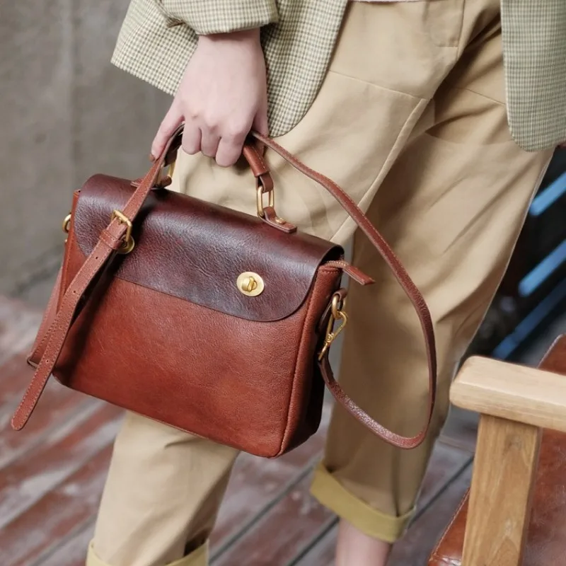 Handmade Cowhide Leather OL Large Handbag Women Satchels Totes Business Work Crossbody Genuine Leather Shoulder Messenger Bag
Handmade Cowhide Leather OL Large Handbag Women Satchels Totes Business Work Crossbody Genuine Leather Shoulder Messenger Bag