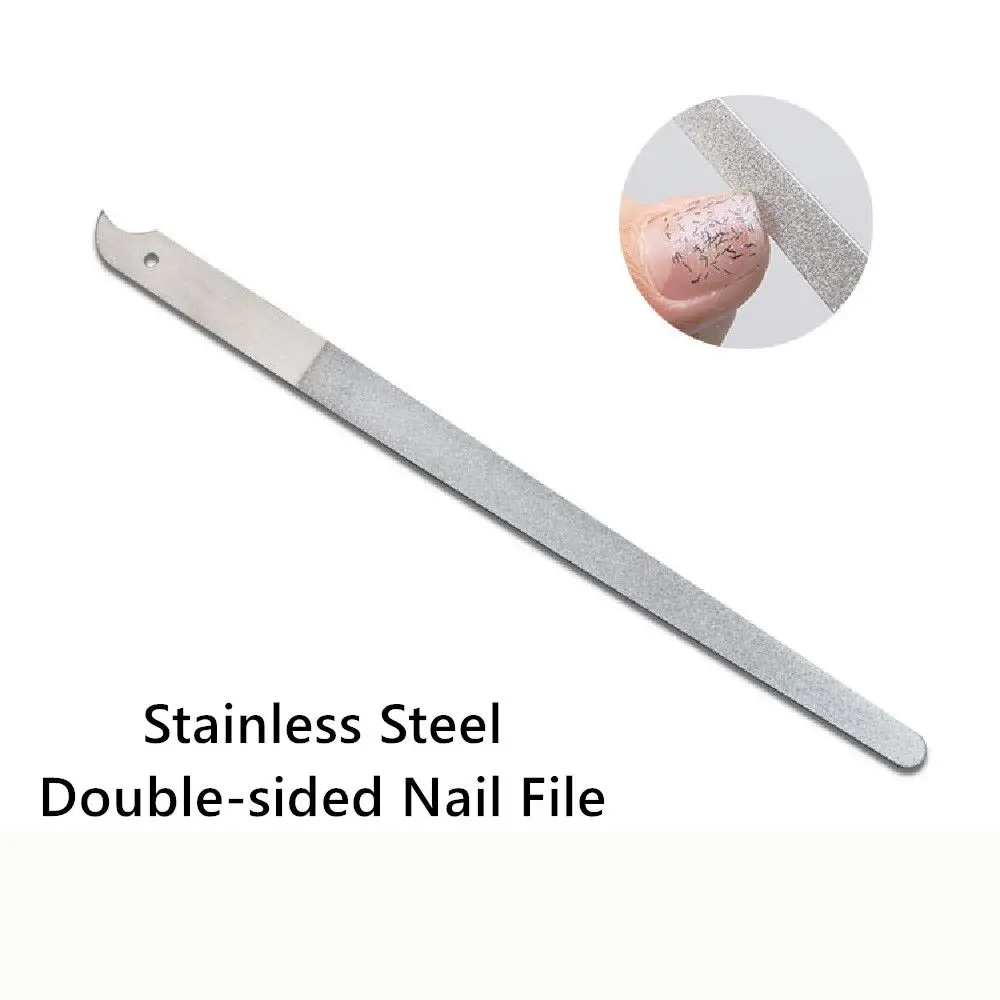 Double-headed Nail Files For Natural Nails Stainless Steel Nail File Nail File Stainless Steel Nail Sanding Strip File
Double-headed Nail Files For Natural Nails Stainless Steel Nail File Nail File Stainless Steel Nail Sanding Strip File