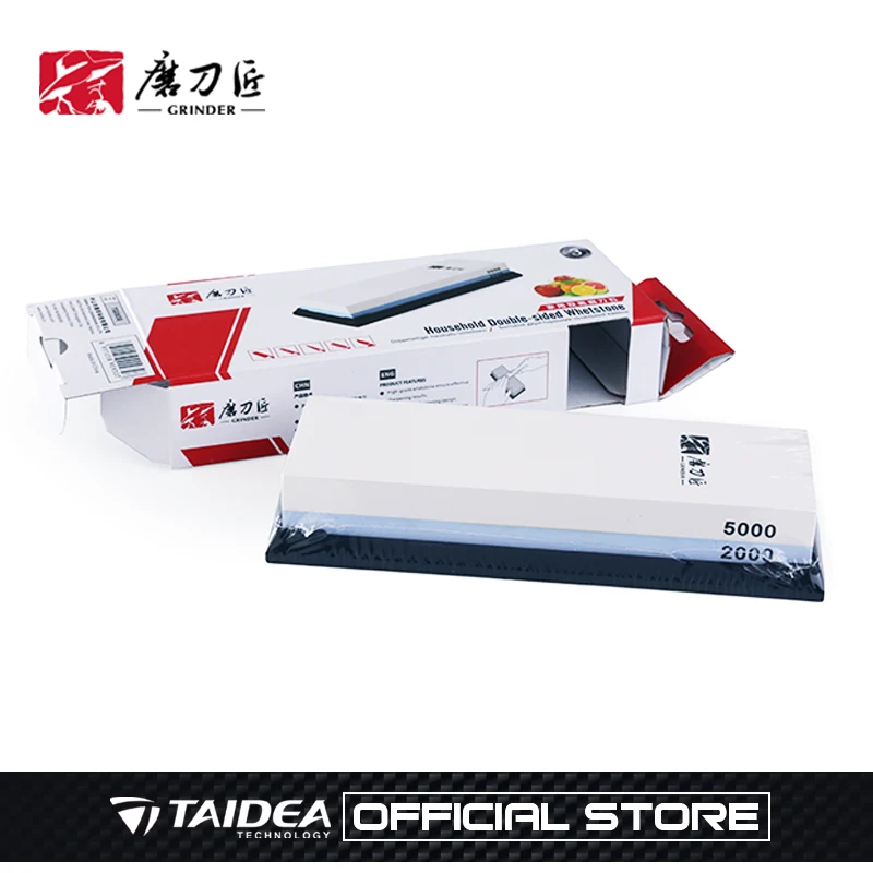 GRINDER Whetstone 2000&5000#Grit Professional sharpening stone Double sided White alundum TAIDEA-TG6520 knife sharpener
GRINDER Whetstone 2000&5000#Grit Professional sharpening stone Double sided White alundum TAIDEA-TG6520 knife sharpener