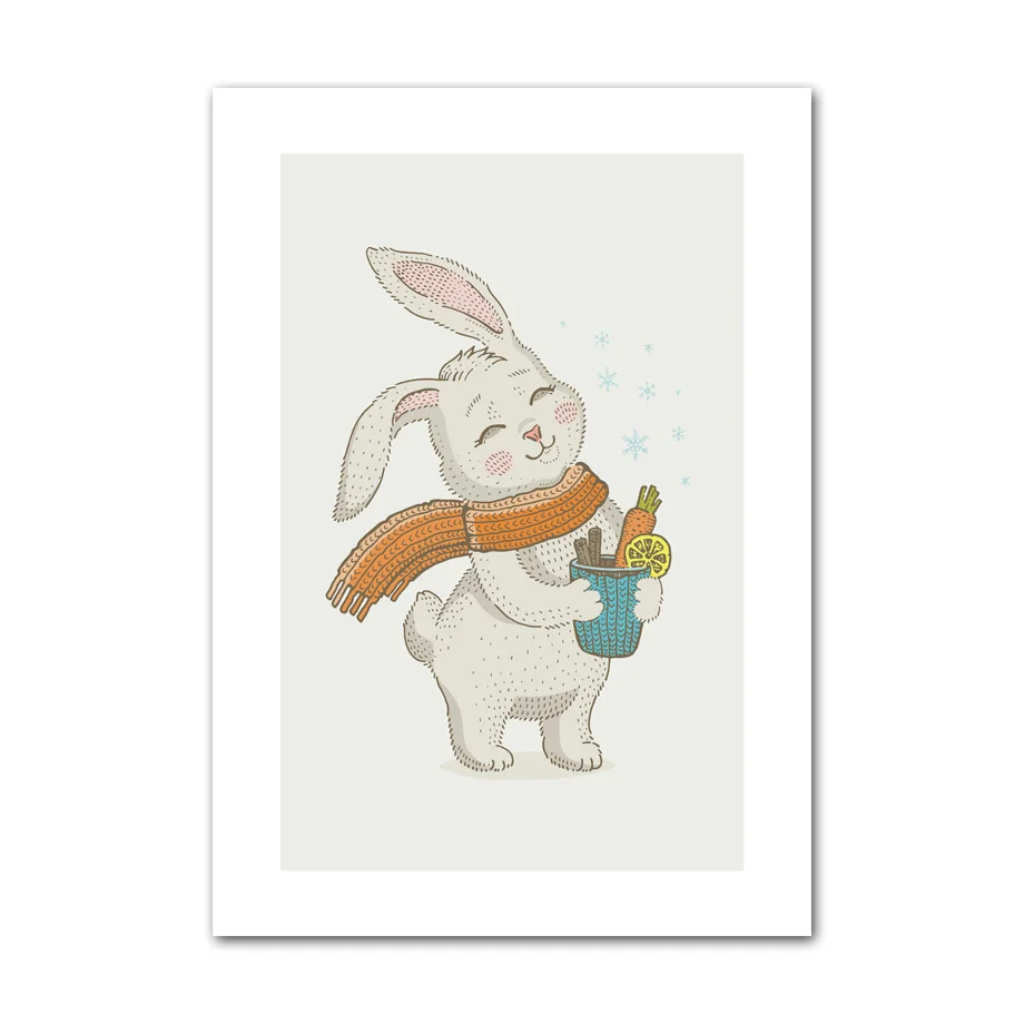 Cartoon Animal Bear Owl Rabbit Fox Raccoon Wall Art Paper Painting Nordic Posters And Prints Wall Pictures Baby Kids Room Decor
Cartoon Animal Bear Owl Rabbit Fox Raccoon Wall Art Paper Painting Nordic Posters And Prints Wall Pictures Baby Kids Room Decor