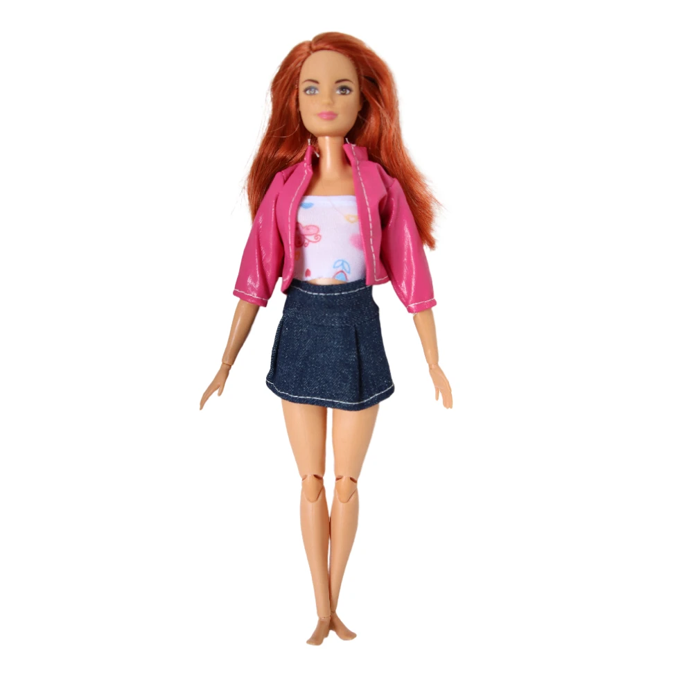 Fashion Tops Skirt Outfit Suit Set for Barbie 11 Inches BJD FR SD Doll Clothes Dollhouse Roll Play Accessories
Fashion Tops Skirt Outfit Suit Set for Barbie 11 Inches BJD FR SD Doll Clothes Dollhouse Roll Play Accessories
