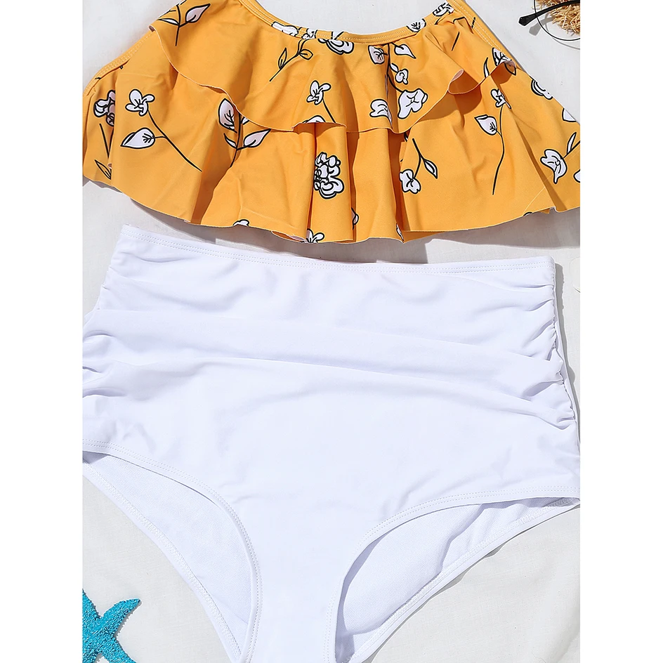 Sexy Ruffle Bikinis Swimsuit Woman Swimwear Women 2021 High Waist Bikini Set Bandage Swimming Suit for Bathing Suits Swimsuits
Sexy Ruffle Bikinis Swimsuit Woman Swimwear Women 2021 High Waist Bikini Set Bandage Swimming Suit for Bathing Suits Swimsuits