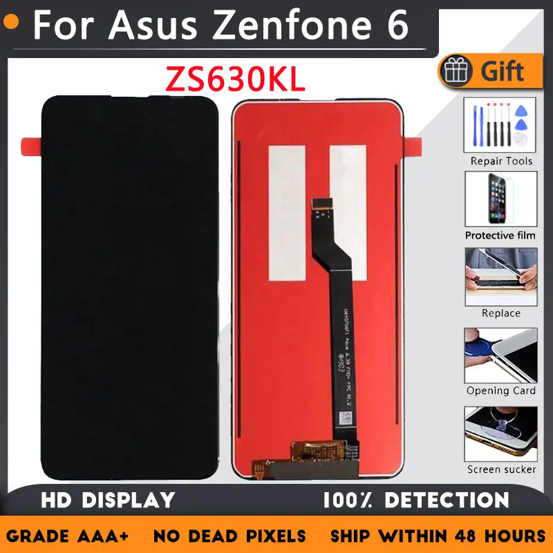 For Asus OEM Zenfone 6 6Z ZS630KL LCD screen assembly with front case touch glass, I01WD LCD Display original Black
For Asus OEM Zenfone 6 6Z ZS630KL LCD screen assembly with front case touch glass, I01WD LCD Display original Black