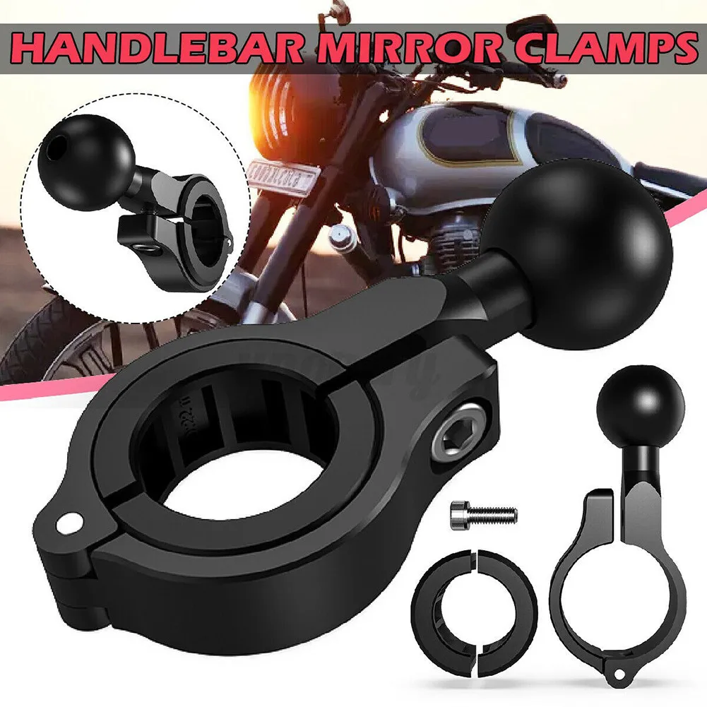 1PC Motorcycle Handlebar Mirror Clamp Aluminum Mirror Mount Adapter Holder Clamp Black For Fix Equipment Aperture 22-25-33mm
1PC Motorcycle Handlebar Mirror Clamp Aluminum Mirror Mount Adapter Holder Clamp Black For Fix Equipment Aperture 22-25-33mm