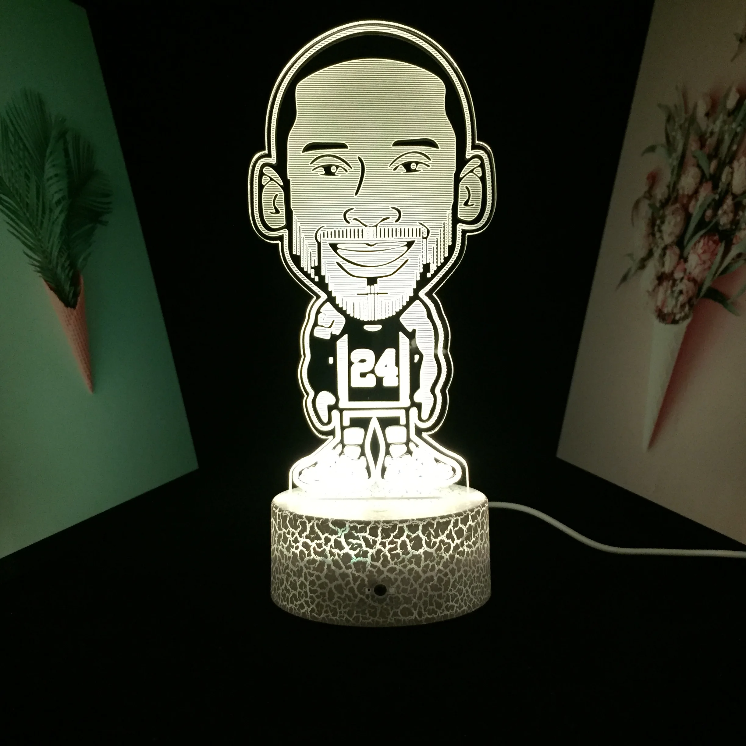 Football Player And Basketball Player 3D Lamp Office Room Decoration Nightlight Player Memorial Gift LED Night Light
Football Player And Basketball Player 3D Lamp Office Room Decoration Nightlight Player Memorial Gift LED Night Light