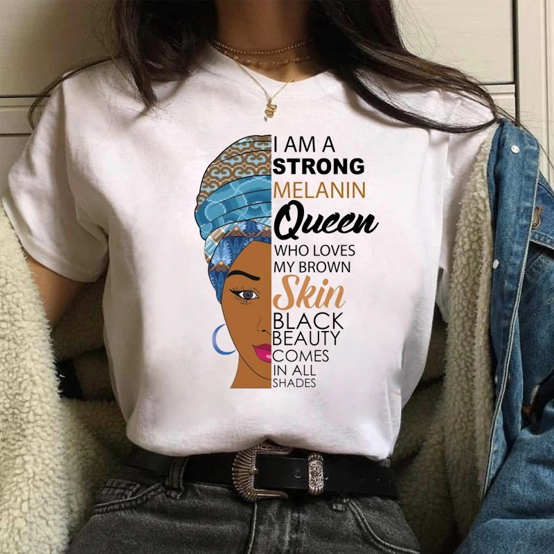 Женская футболка с надписью I Am A Strong Melanin Queen, черная футболка в африканском стиле для девушек с историей месяца, Повседневная футболка с мела...
Женская футболка с надписью I Am A Strong Melanin Queen, черная футболка в африканском стиле для девушек с историей месяца, Повседневная футболка с мела...