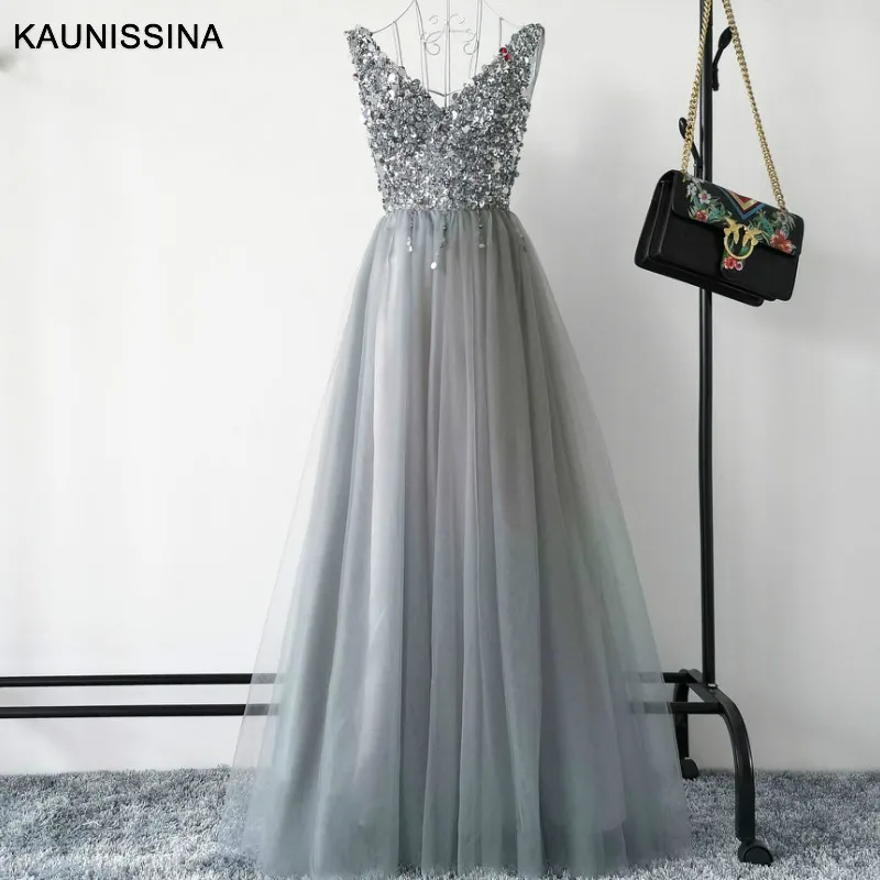 KAUNISSINA, серые вечерние платья, длинные, без рукавов, трапециевидные, с аппликацией из бисера, для торжественных случаев, для выпускного вечер...
KAUNISSINA, серые вечерние платья, длинные, без рукавов, трапециевидные, с аппликацией из бисера, для торжественных случаев, для выпускного вечер...
