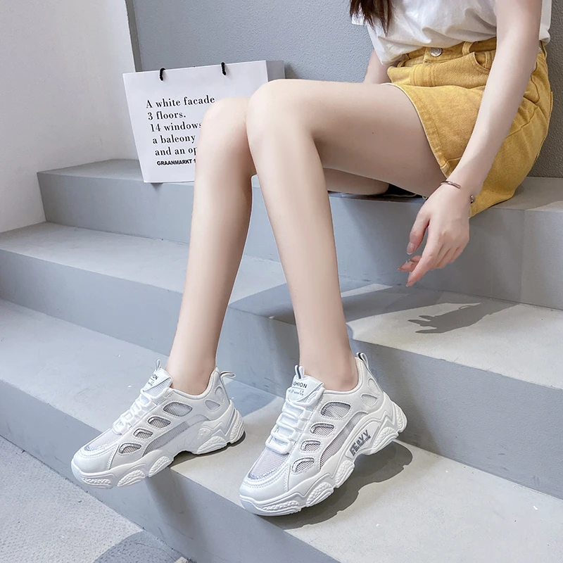 Daddy shoes female 2021 summer new student mesh sports shoes thick bottom female fashion casual Korean version
Daddy shoes female 2021 summer new student mesh sports shoes thick bottom female fashion casual Korean version