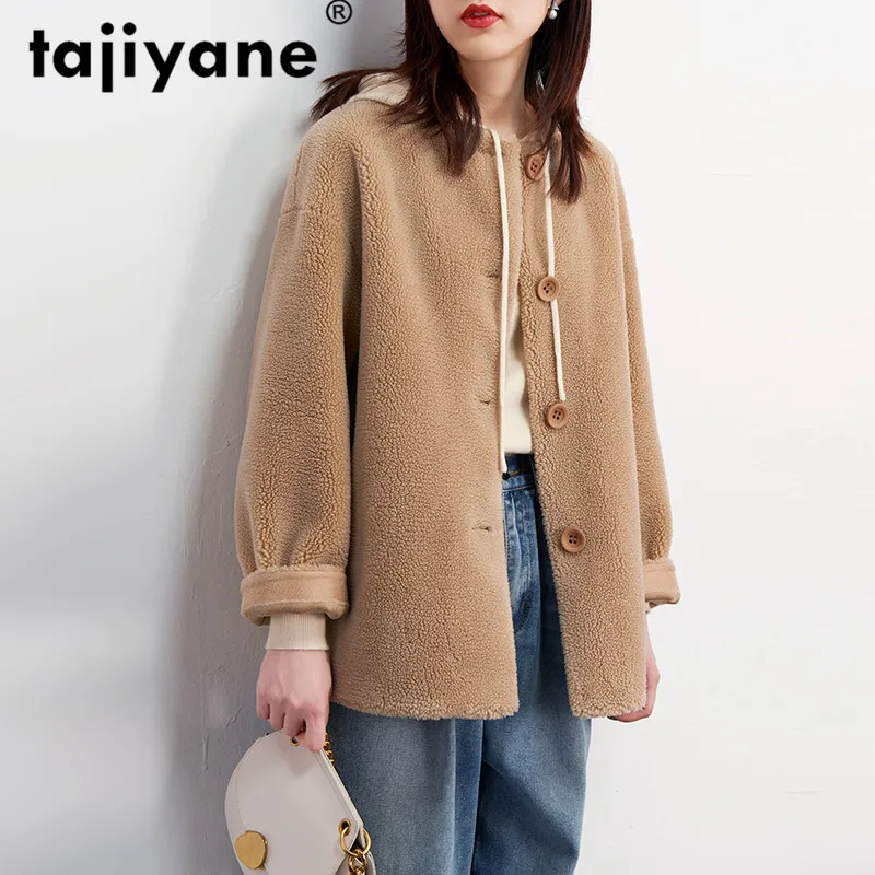 Real Fur Coat Streetwear Wool Jacket Autumn Winter Coat Women Clothes 2020 Korean Vintage Tops Suede Lining Sheep Shearling 3296 
Real Fur Coat Streetwear Wool Jacket Autumn Winter Coat Women Clothes 2020 Korean Vintage Tops Suede Lining Sheep Shearling 3296