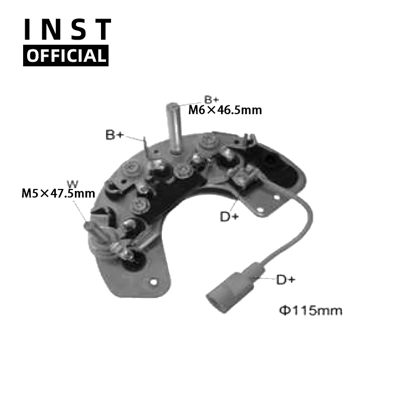 ALTERNATOR GENERATORS RECTIFIER BRIDGE FOR LR574HD 84888 UBB147 31-9221 133430 RL-07H REC836 RL07H RL07HU 84888 UBB147
ALTERNATOR GENERATORS RECTIFIER BRIDGE FOR LR574HD 84888 UBB147 31-9221 133430 RL-07H REC836 RL07H RL07HU 84888 UBB147