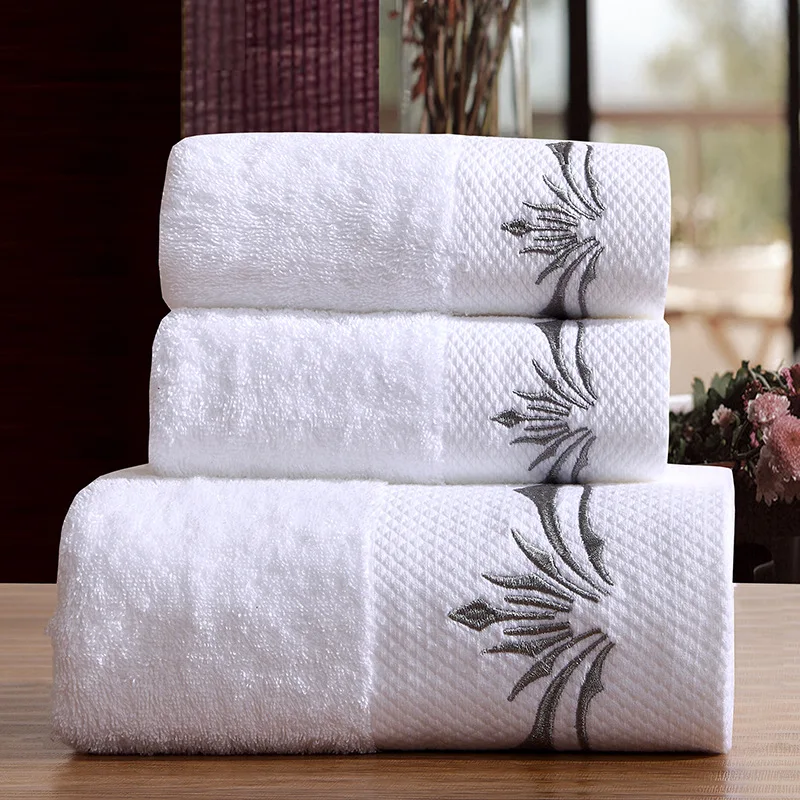 2020 New High Quality New 100% Cotton Bath Towels White Embroidery Star Hotel Luxury Bath Towel Sets Soft Hand Towel Absorbent
2020 New High Quality New 100% Cotton Bath Towels White Embroidery Star Hotel Luxury Bath Towel Sets Soft Hand Towel Absorbent