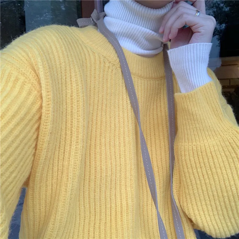 Chic Korean Knitted Women Sweater Pullover Long Sleeve Cindy Color Pull Femme Solid Sweet Jumpers Fashion Vadim Sweaters 2020
Chic Korean Knitted Women Sweater Pullover Long Sleeve Cindy Color Pull Femme Solid Sweet Jumpers Fashion Vadim Sweaters 2020