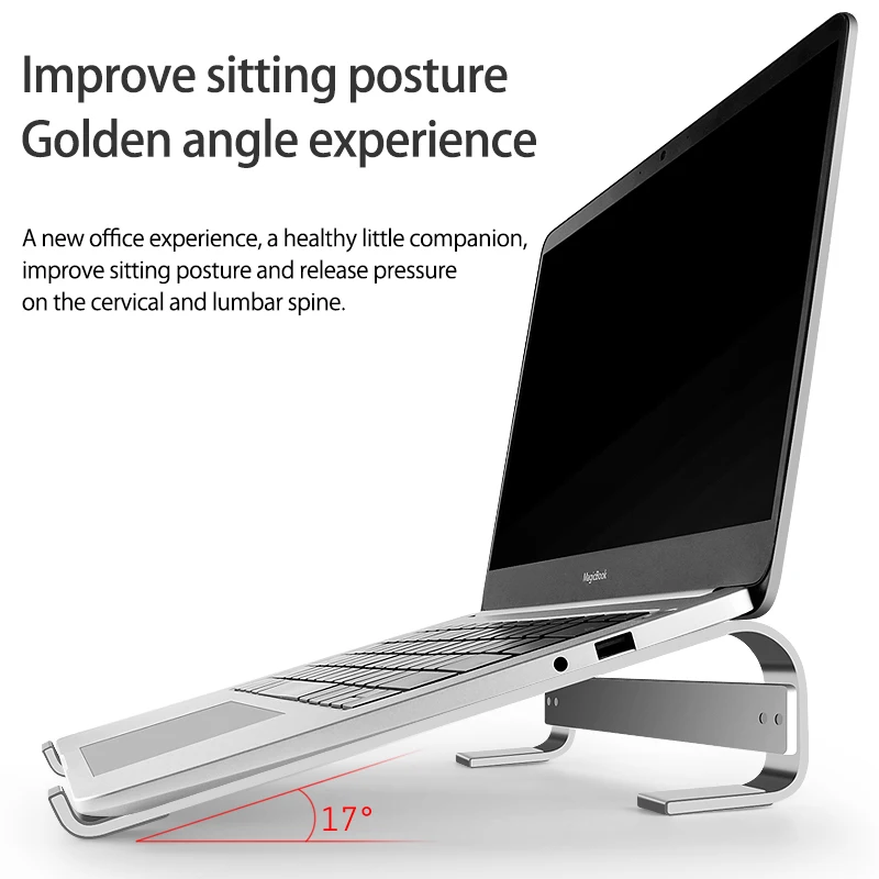 11-18 Inch Aluminium Laptop Stand Draagbare Base Notebook Stand Houder Voor Macbook Air Pro Antislip computer Koeling Beugel 
11-18 Inch Aluminium Laptop Stand Draagbare Base Notebook Stand Houder Voor Macbook Air Pro Antislip computer Koeling Beugel