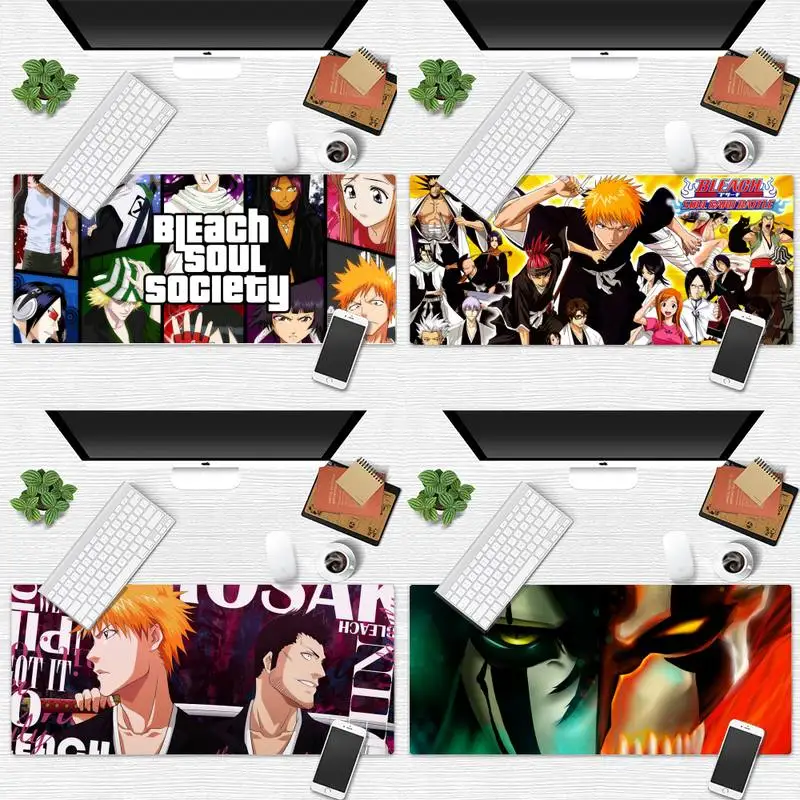 BLEACH Anime cartoon Customized laptop Gaming mouse pad Desk Gamer Office Work Large Mouse pad mats Non-slip Laptop Cushion
BLEACH Anime cartoon Customized laptop Gaming mouse pad Desk Gamer Office Work Large Mouse pad mats Non-slip Laptop Cushion