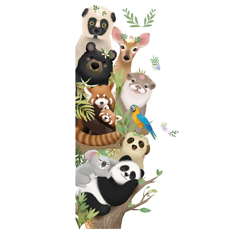 Funny Deer Bear Panda Rabbit wall Stickers Behind the door Room Decor Children Nursery Kids Bedroom Living Room Mural Wall Art
Funny Deer Bear Panda Rabbit wall Stickers Behind the door Room Decor Children Nursery Kids Bedroom Living Room Mural Wall Art