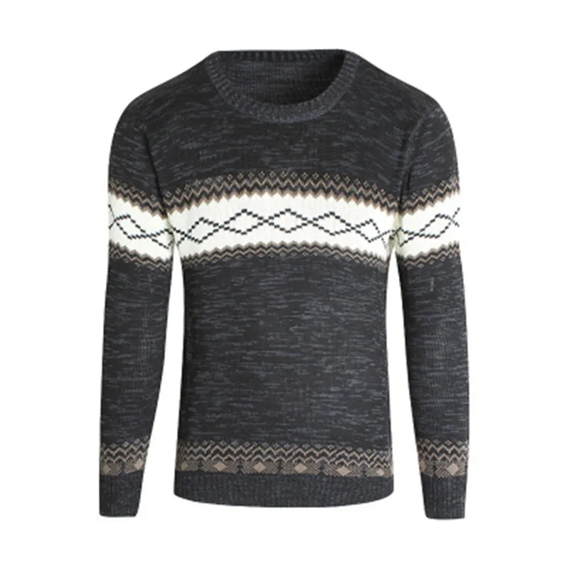 Men's Wool O-neck Pullover Autumn Winter Warm Thick Print Patchwork Slim Fit Clothes Knitted Cotton Casual Fashion Male Sweaters
Men's Wool O-neck Pullover Autumn Winter Warm Thick Print Patchwork Slim Fit Clothes Knitted Cotton Casual Fashion Male Sweaters