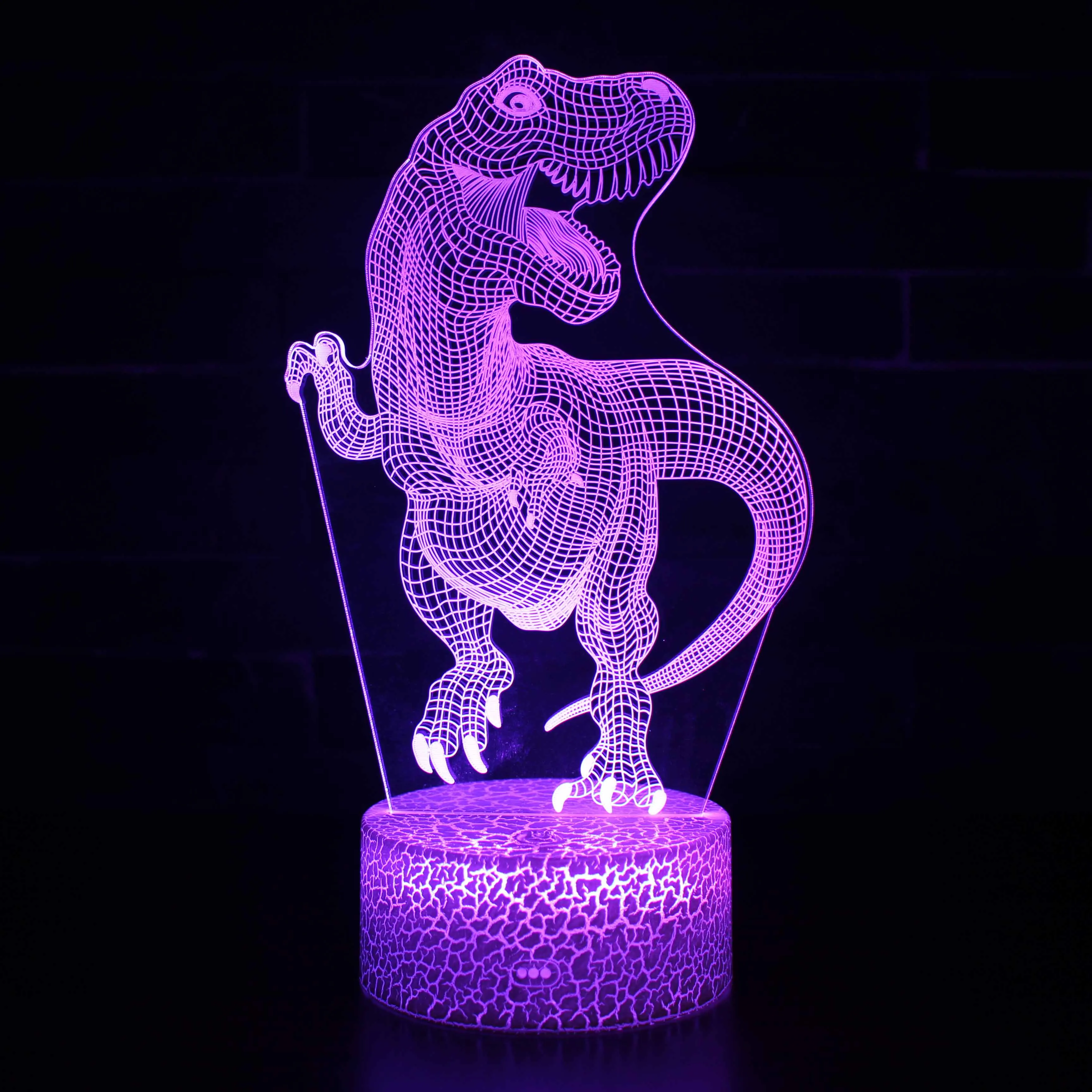 11 Styles Dinosaurs LED 3d Lamp 7 Color Changing Acrylic Touch Base USB Table Lamp for Bedroom Decoration Kids Xmas Gift
11 Styles Dinosaurs LED 3d Lamp 7 Color Changing Acrylic Touch Base USB Table Lamp for Bedroom Decoration Kids Xmas Gift