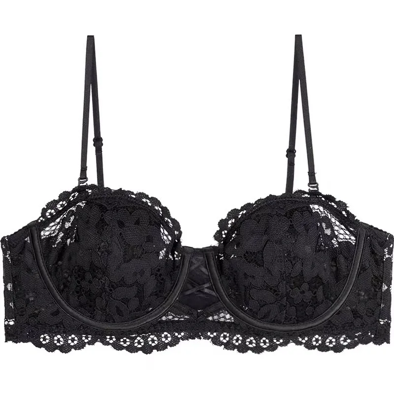 Hjwsfdcai French Lace Underwear Lace Embroidery Ladies Bra Plus Size Bras Thin Cotton Brassiere Sexy White Women's Lingerie Set 
Hjwsfdcai French Lace Underwear Lace Embroidery Ladies Bra Plus Size Bras Thin Cotton Brassiere Sexy White Women's Lingerie Set