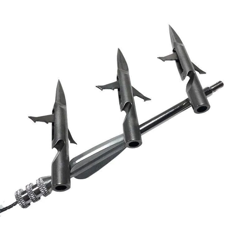 New 1pcs Stainless Steel Broadheads Arrowhead Slingshot Catapult Dart Hunting Shooting Fishing Slingshot Fishing Arrows Fishing
New 1pcs Stainless Steel Broadheads Arrowhead Slingshot Catapult Dart Hunting Shooting Fishing Slingshot Fishing Arrows Fishing