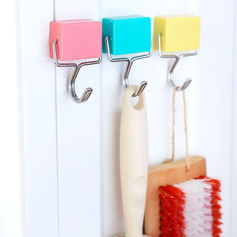 New Magnetic Hooks Hanging Key Sundries Kitchen Refrigerator Strong Hook degree Rotate Metal Hook Practical Gadgets New Arrival
New Magnetic Hooks Hanging Key Sundries Kitchen Refrigerator Strong Hook degree Rotate Metal Hook Practical Gadgets New Arrival