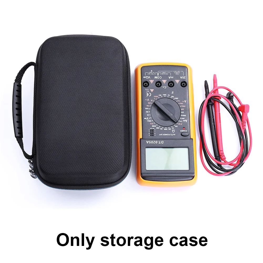 Digital Multimeter Protective Hard EVA Travel Storage Bag Shockproof Durable Carry Case Cover F117C/ F17B+/ F115C
Digital Multimeter Protective Hard EVA Travel Storage Bag Shockproof Durable Carry Case Cover F117C/ F17B+/ F115C