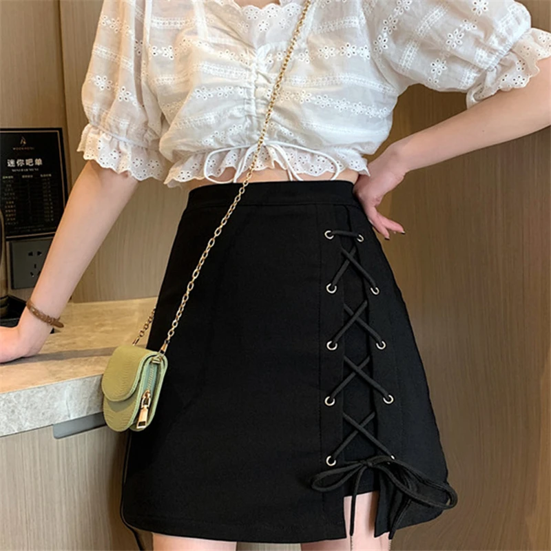 Women Casual Skirt 2021 Party Mini Womens High Waist Short Skirts Autumn Winter Button bodycon Lace Up Suede Leather Skirt Y542
Women Casual Skirt 2021 Party Mini Womens High Waist Short Skirts Autumn Winter Button bodycon Lace Up Suede Leather Skirt Y542