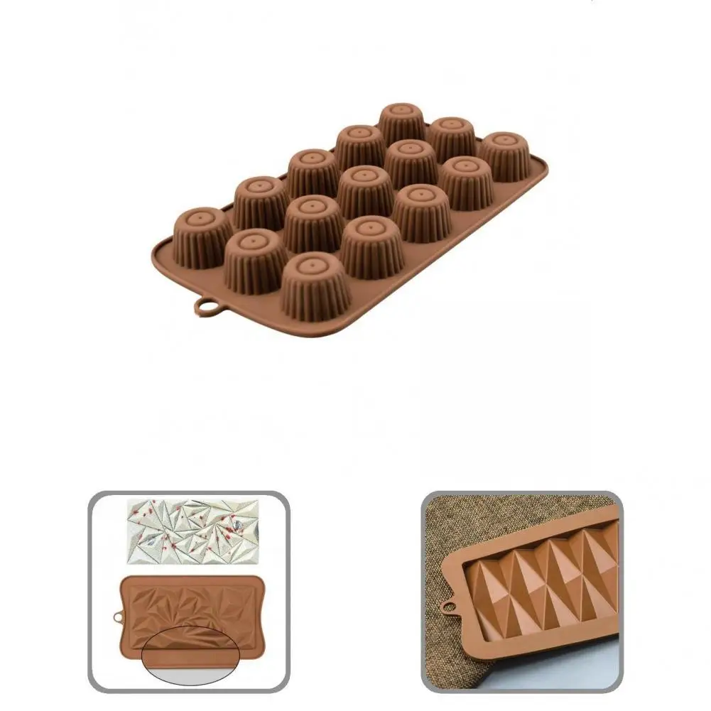 Chocolate Mold Silicone Cake Mold Portable Heat-resistant Unique Stretchy Wide Application Baking Mold
Chocolate Mold Silicone Cake Mold Portable Heat-resistant Unique Stretchy Wide Application Baking Mold