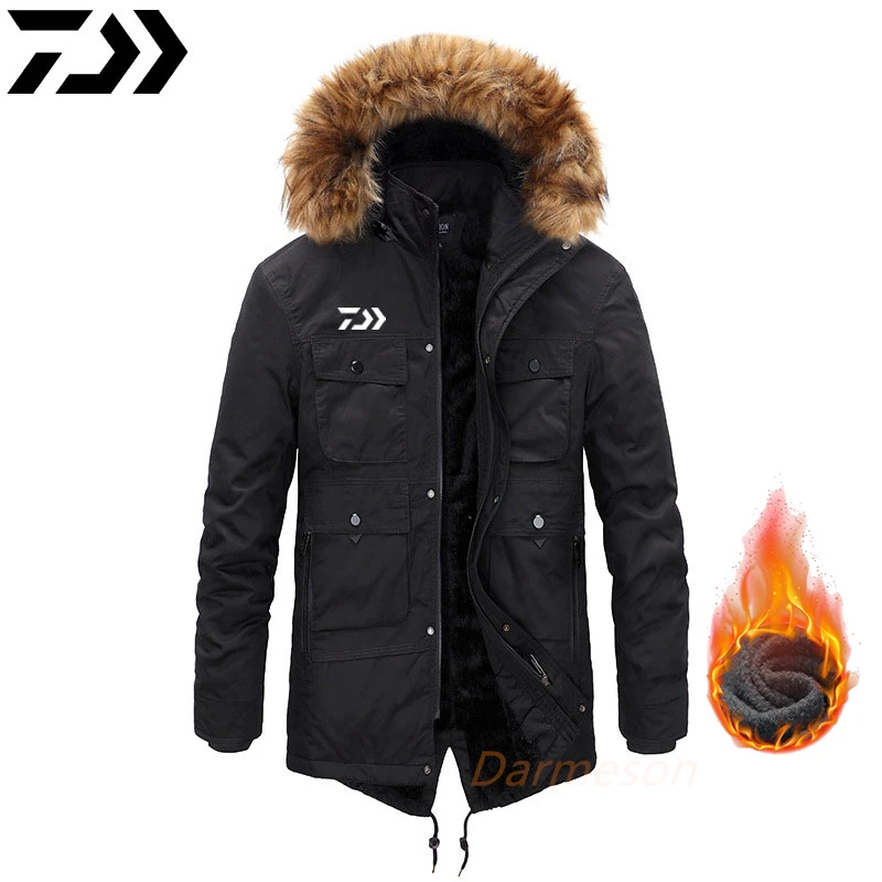 Winter Fishing Wear Men's Windproof Fishing Clothing Mid-length Thicken Warm Jacket Multi-Pocket Detachable Hat Clothes
Winter Fishing Wear Men's Windproof Fishing Clothing Mid-length Thicken Warm Jacket Multi-Pocket Detachable Hat Clothes
