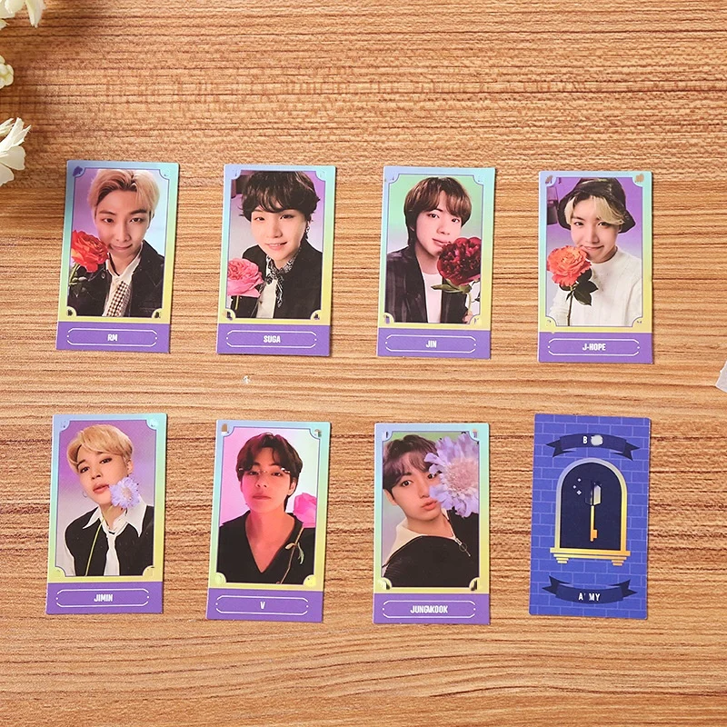 Оптовая продажа Kpop Bangtan Boys Lomo Card Fetsa 2021 8-я годовщина фотооткрытка открытка Lomo открытка новый альбом Фотопечать
Оптовая продажа Kpop Bangtan Boys Lomo Card Fetsa 2021 8-я годовщина фотооткрытка открытка Lomo открытка новый альбом Фотопечать