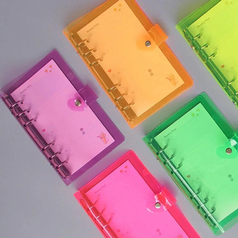 A5 A6 A7 Binder Loose-Leaf Notebook School Office Planner Kawaii Stationery Laser Cover Diary Notebook PVC Button Gifts Glitter
A5 A6 A7 Binder Loose-Leaf Notebook School Office Planner Kawaii Stationery Laser Cover Diary Notebook PVC Button Gifts Glitter