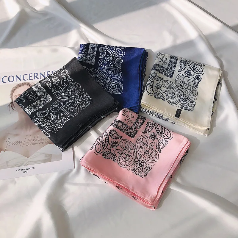 70cm Cute Handkerchief Silk Hair Scarf For Ladies Fashion Paisley Print Headband Bag Scarfs Women Small Shawl Wraps Neck Scarves
70cm Cute Handkerchief Silk Hair Scarf For Ladies Fashion Paisley Print Headband Bag Scarfs Women Small Shawl Wraps Neck Scarves