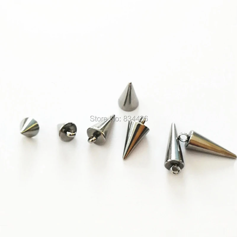 50pcs/lot Stainless Steel Circular Cone Pendant Charms for DIY Jewelry Making Necklace Pendant Findings Handmade Accessories
50pcs/lot Stainless Steel Circular Cone Pendant Charms for DIY Jewelry Making Necklace Pendant Findings Handmade Accessories
