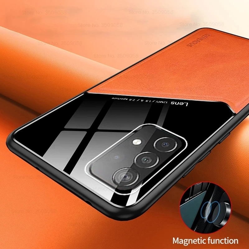 Leather Car Holder Magnet Case For Samsung Galaxy A52 A52S TPU+PC Silicone Shockproof Back Cover Sumsung A 52 52S Fundas Coque
Leather Car Holder Magnet Case For Samsung Galaxy A52 A52S TPU+PC Silicone Shockproof Back Cover Sumsung A 52 52S Fundas Coque