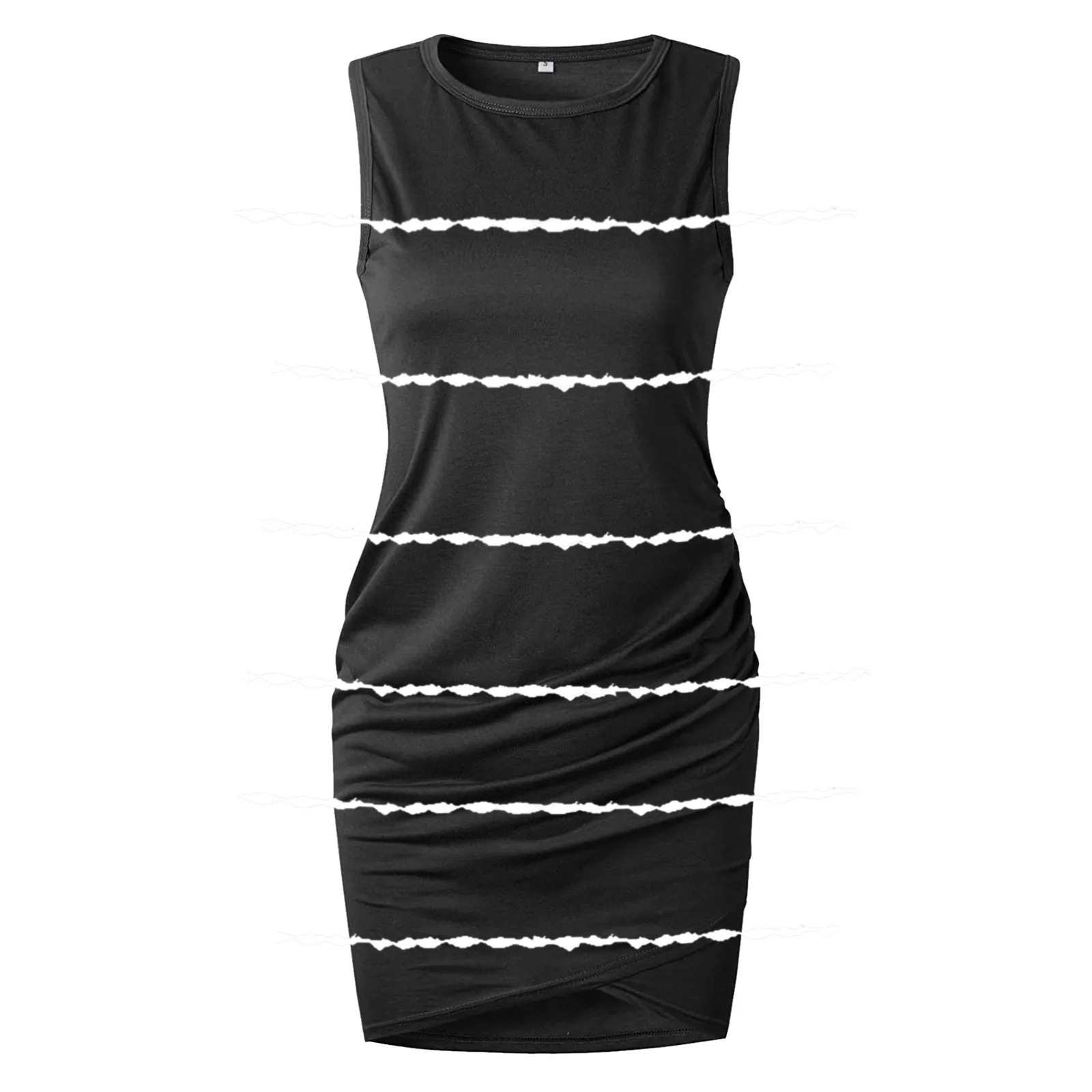Summer Tank Dresses Women's Casual Round Neck Pleated Sleeveless Stripe Mini Dress Fashion Female Casual Loose Dress#35
Summer Tank Dresses Women's Casual Round Neck Pleated Sleeveless Stripe Mini Dress Fashion Female Casual Loose Dress#35