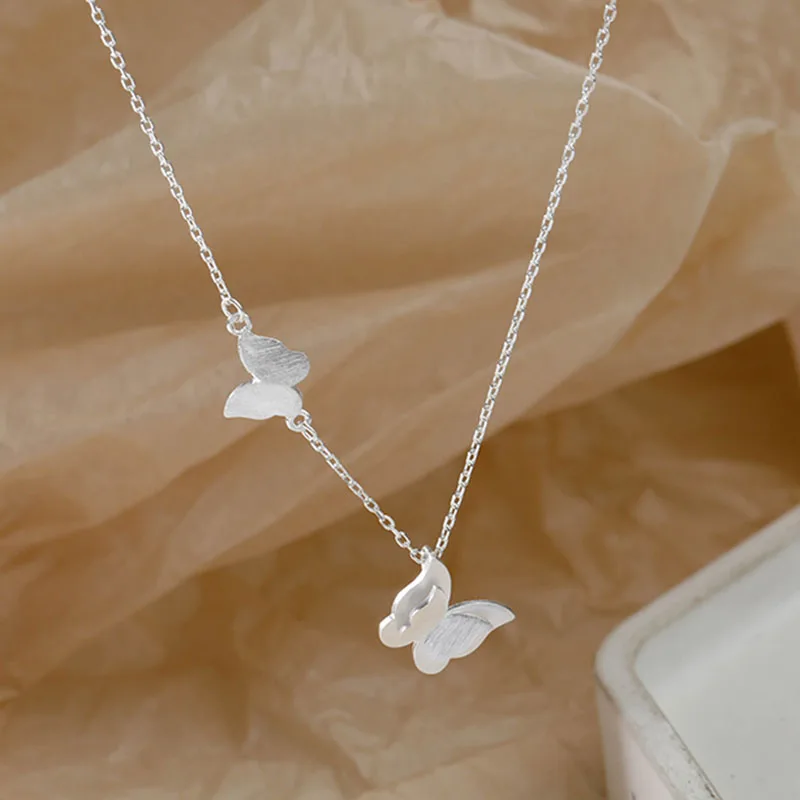 MEYRROYU 925 Sterling Silver Necklace New Fashion Butterfly Necklace Clavicle Chain Ladies Temperament Jewelry Gift
MEYRROYU 925 Sterling Silver Necklace New Fashion Butterfly Necklace Clavicle Chain Ladies Temperament Jewelry Gift