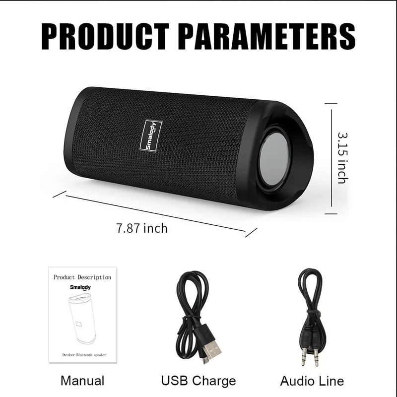TWS Wireless Bluetooth 5.0 Speaker 20W 2500mAh Waterproof Portable Subwoofer 3D Surround Loudspeaker Sound Box TF Card
TWS Wireless Bluetooth 5.0 Speaker 20W 2500mAh Waterproof Portable Subwoofer 3D Surround Loudspeaker Sound Box TF Card