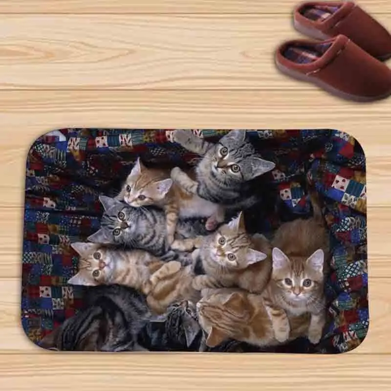 Flannel Printed Bath Mat Floor Mat Carpet Animals Doormat Cat Dog Dinosaur In The Dirt Kitchen Mat Hallway Door Mat 40x60cm
Flannel Printed Bath Mat Floor Mat Carpet Animals Doormat Cat Dog Dinosaur In The Dirt Kitchen Mat Hallway Door Mat 40x60cm