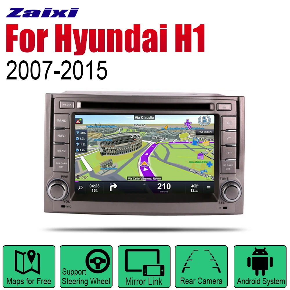 Автомагнитола ZaiXi, 2 Din, Android, DVD, для Hyundai H1 H-1, Huiyi 2007 ~ 2015, автомобильный мультимедийный плеер, система GPS-навигации, радио, стерео
Автомагнитола ZaiXi, 2 Din, Android, DVD, для Hyundai H1 H-1, Huiyi 2007 ~ 2015, автомобильный мультимедийный плеер, система GPS-навигации, радио, стерео