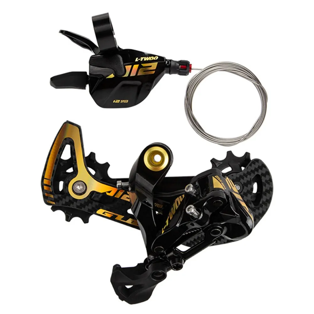 GUB 1 X 12 Speed Shifter Lever + Rear Derailleur For MTB 12s Groupset SX XX1 Alloy Transmission Compatibility With 52T Flywheel
GUB 1 X 12 Speed Shifter Lever + Rear Derailleur For MTB 12s Groupset SX XX1 Alloy Transmission Compatibility With 52T Flywheel