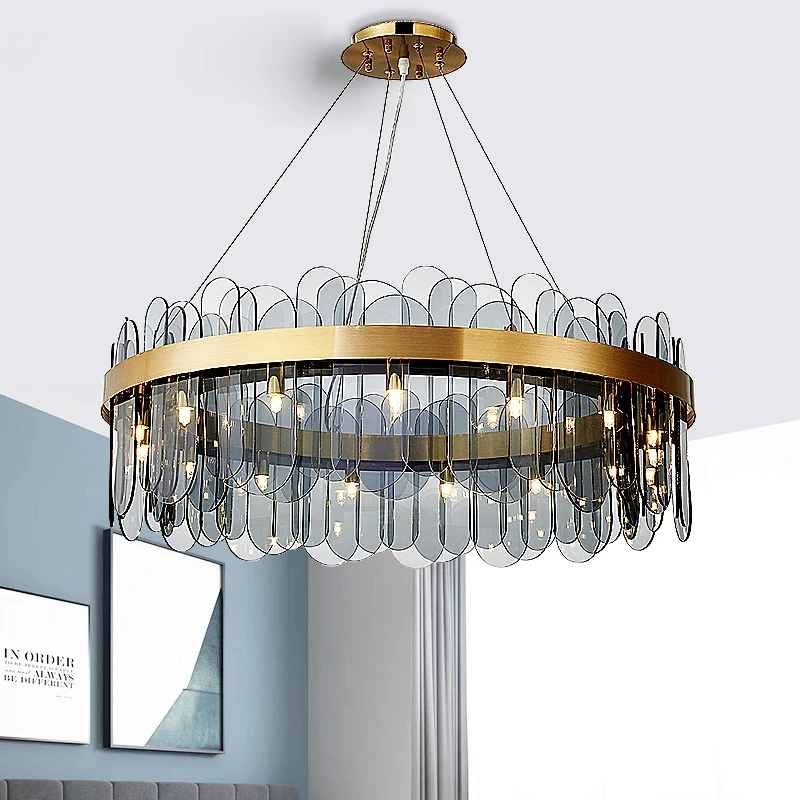 Modern Gold Led Pendant Lights Glass Led Pendant Chandeliers Lighting Living Dining Room Decor Hanging Lamp Bedroom Luminaire
Modern Gold Led Pendant Lights Glass Led Pendant Chandeliers Lighting Living Dining Room Decor Hanging Lamp Bedroom Luminaire