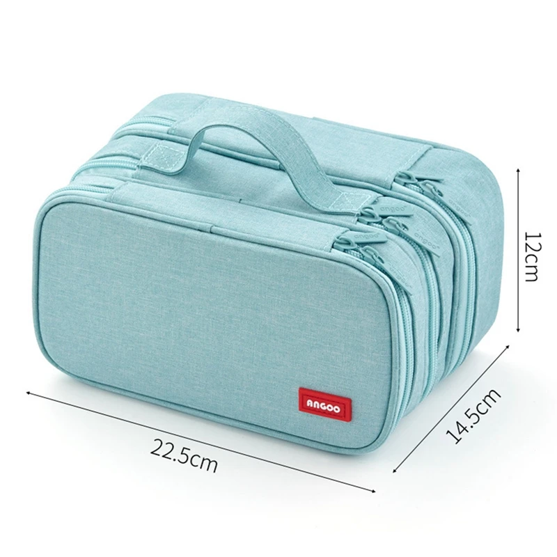 Super Large Capacity Multi-layer Pocket Pen Pencil Case Fold Canvas Stationery Storage Bag Organizer for Cosmetic Travel Student
Super Large Capacity Multi-layer Pocket Pen Pencil Case Fold Canvas Stationery Storage Bag Organizer for Cosmetic Travel Student