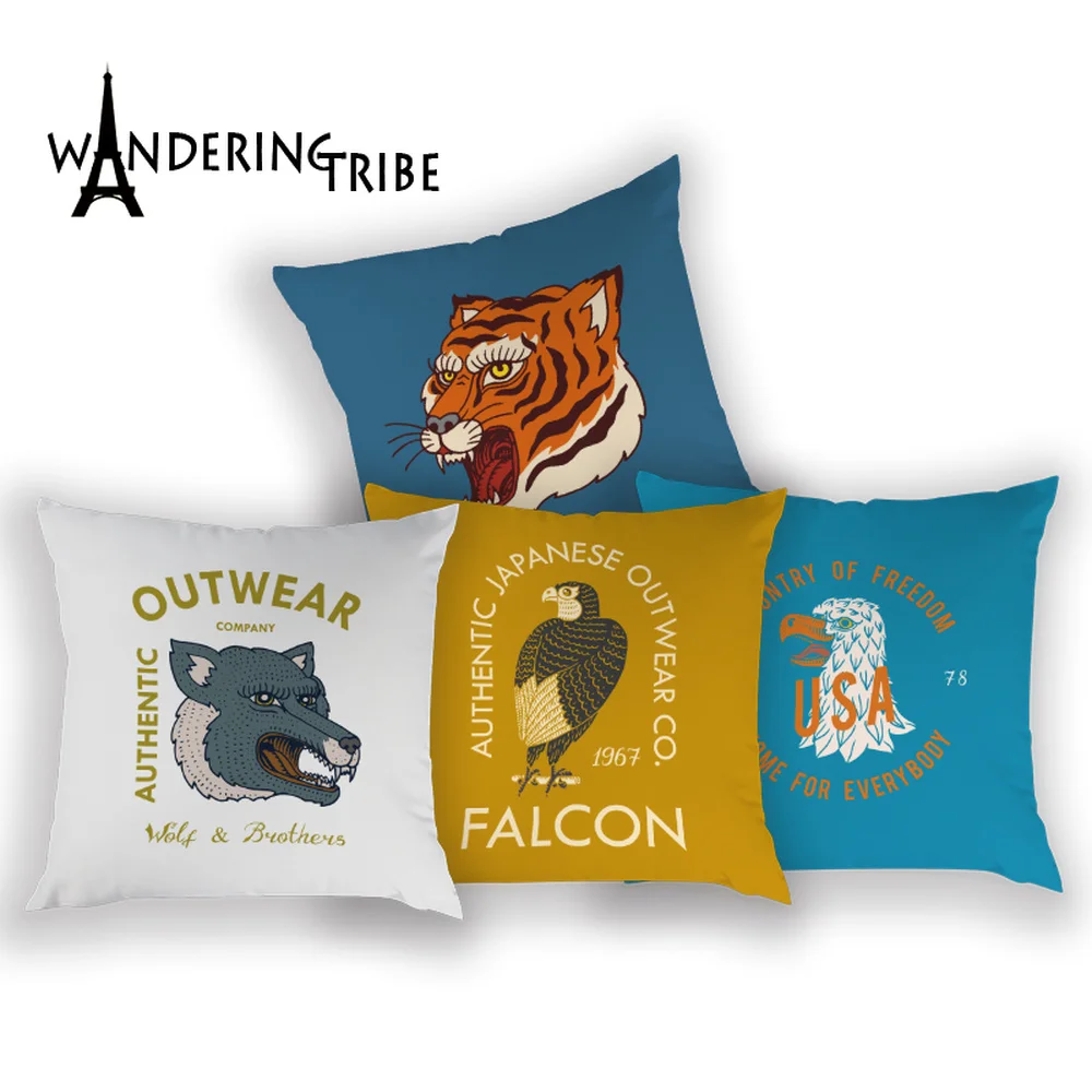 Tiger Pillows Case Farmhouse Home Decoration Cushion Cover Polyester Pillow Cases Animal Head Sofa Bed Cushions Covers 45*45CM
Tiger Pillows Case Farmhouse Home Decoration Cushion Cover Polyester Pillow Cases Animal Head Sofa Bed Cushions Covers 45*45CM