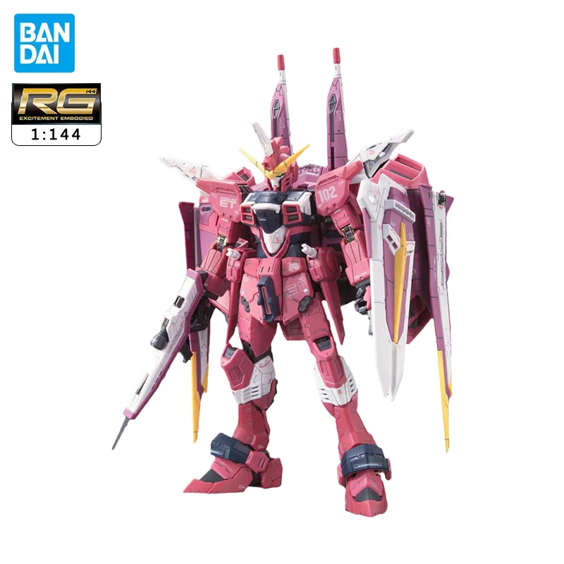 BANDAI Gundam Assembly Model RG09 1/144JUSTICE SEED Movie & TV Action Figures Collection Desktop Ornaments Toys
BANDAI Gundam Assembly Model RG09 1/144JUSTICE SEED Movie & TV Action Figures Collection Desktop Ornaments Toys