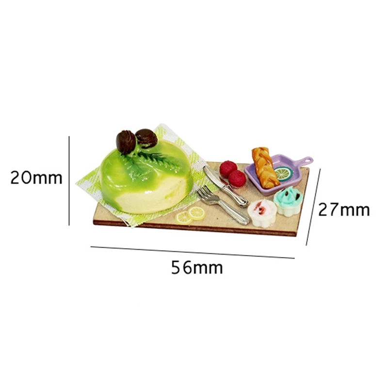 1:12 Dollhouse Miniature Food Scene Model Mini Cheesecake Model Dollhouse Accessories
1:12 Dollhouse Miniature Food Scene Model Mini Cheesecake Model Dollhouse Accessories