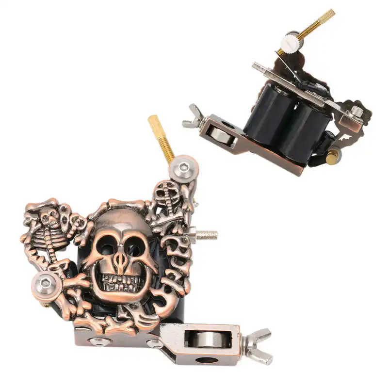 Tattoo Supplies Skull Pattern Coil Tattoo Machine Traditional Body Art Tattoo Device for Tattoo Artist For Tattooing
Tattoo Supplies Skull Pattern Coil Tattoo Machine Traditional Body Art Tattoo Device for Tattoo Artist For Tattooing