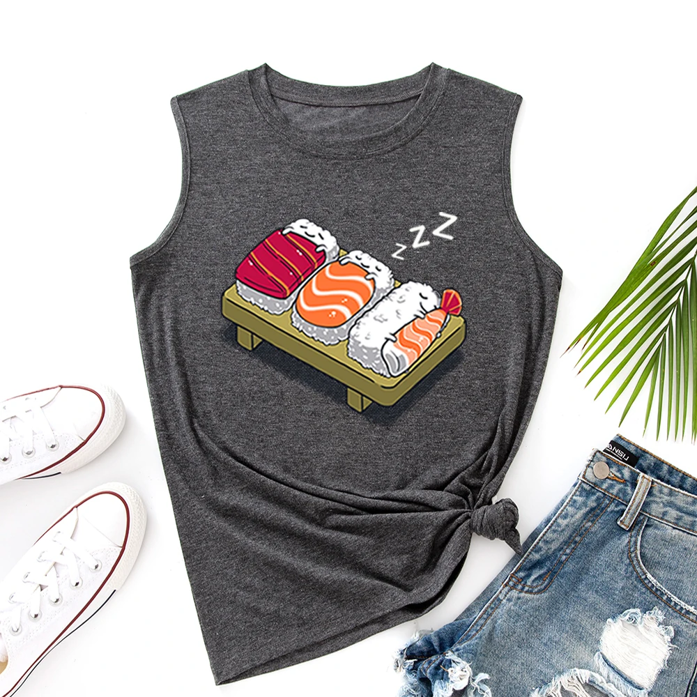Bacon Rice Food Funny Tank Tops Women Vest Tanks Top Summer Shirt Sleeveless T-Shirts Casual Muscle Fitness Tee Shirts Clothes
Bacon Rice Food Funny Tank Tops Women Vest Tanks Top Summer Shirt Sleeveless T-Shirts Casual Muscle Fitness Tee Shirts Clothes
